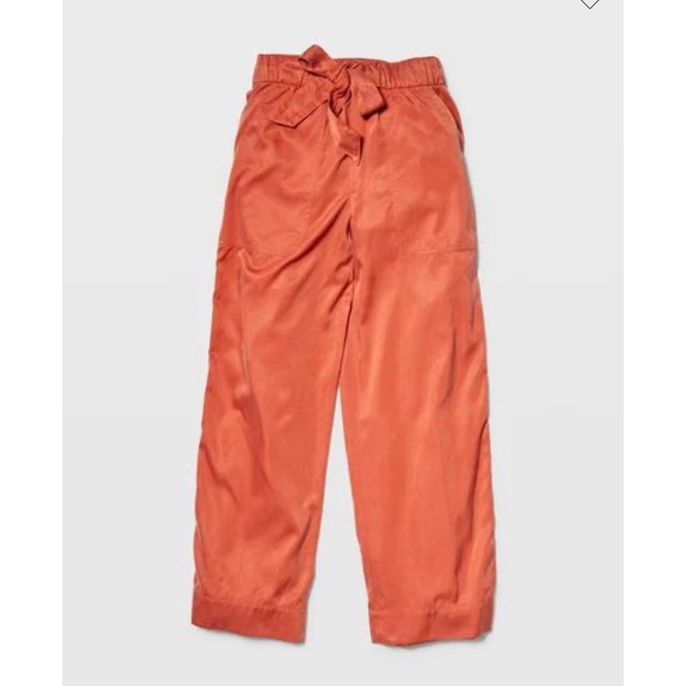 club monaco belted  pull on pants Orange Size 2